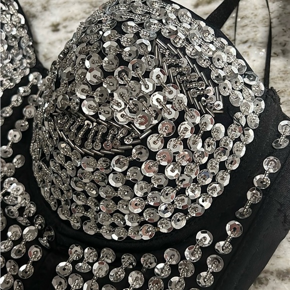 Sequin Corset Top - Picture 6 of 6